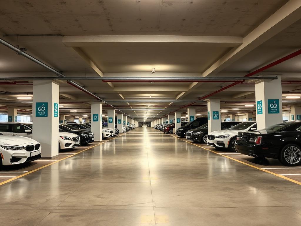 P2 – P3 · Residential self-park