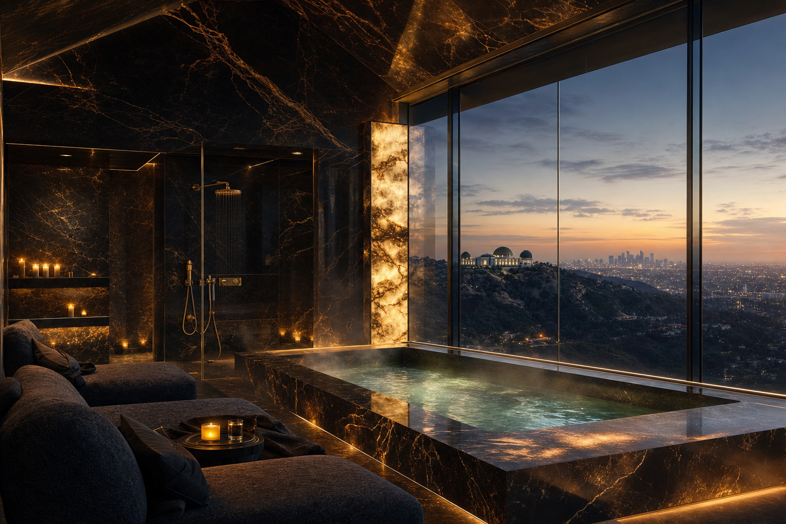 Private onyx grotto & spa